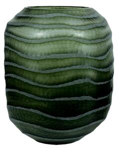 Vase Home ESPRIT Green Crystal Modern 27 x 27 x 33 cm