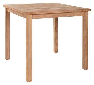 Dining Table Home ESPRIT Brown Teak 80 x 80 x 77 cm