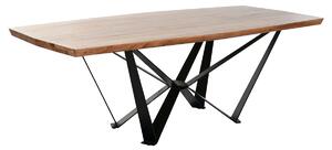 Dining Table Home ESPRIT Metal Acacia 220 x 100 x 76 cm