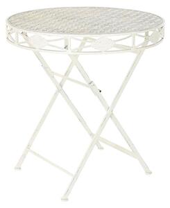 Dining Table Home ESPRIT White Metal 70 x 70 x 73 cm