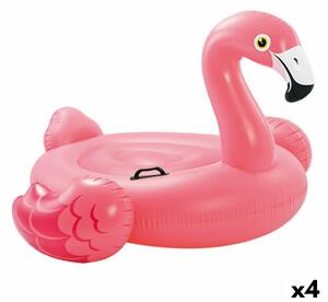 Inflatable Flamingo Intex Pink 14,7 x 9,4 x 14 cm (4 Units)