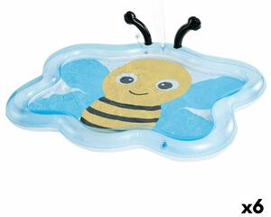 Inflatable Paddling Pool for Children Intex Bee 56 L 127 x 102 x 28 cm (6 Units)