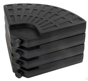 Base for beach umbrella Aktive 48 x 7,5 x 48 cm Plastic