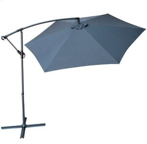 Sunshade Aktive Grey 300 x 247 x 300 cm Aluminium Ø 300 cm