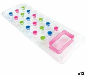 Air mattress Intex Transparent 18 Glasses 188 x 17 x 71 cm