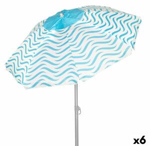 Beach parasol Aktive Blue Ø 200 cm 200 x 190 x 200 cm (6 Units)
