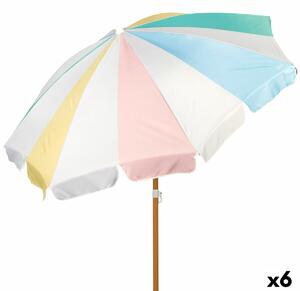 Beach parasol Aktive Ø 200 cm 20 x 185 x 20 cm (6 Units)