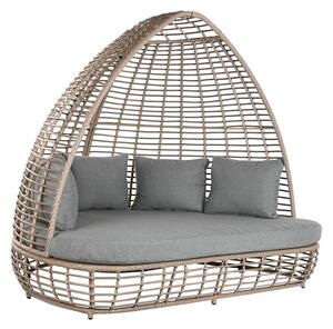 Garden sofa Home ESPRIT Dark grey 198 x 168 x 168 cm