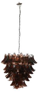 Ceiling Light Home ESPRIT Brown Silver Crystal Steel 25 W 80 x 80 x 80 cm