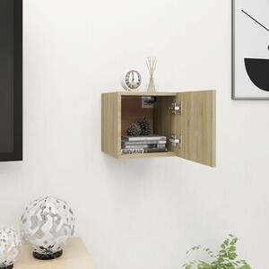 Wall Mounted TV Cabinet Sonoma Oak 30.5x30x30 cm