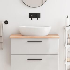 Bathroom Countertop 80x50x2 cm Untreated Solid Wood