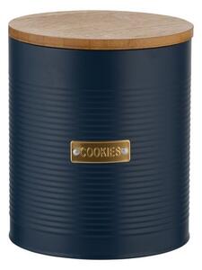Typhoon Otto Round Navy Biscuit Tin