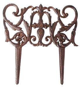 Fallen Fruits Cast Iron Decorative Lawn Edging