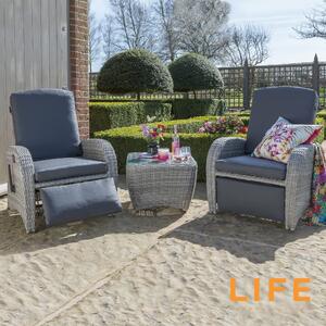 LIFE Diva Weave Reclining Duo Set