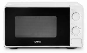 Tower 20 Litre 800W Manual Microwave White