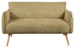 Picton Fabric 2 Seater Sofa - Olive Green