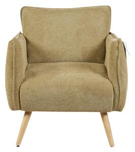 Picton Fabric 1 Seater Sofa - Olive Green