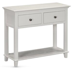 Prague Wooden Console Table With 2 Drawers - Truffle