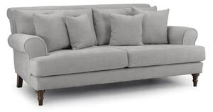 Sumter Fabric 3 Seater Sofa In Grey