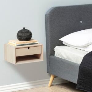 Cardiff Wooden Bedside Cabinet With 1 Drawer In Oak