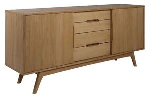 Marietta Wooden Sideboard With 2 Doors 4 Drawers In Oak