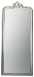 Cabot Leaner Floor Mirror With White Wooden Frame