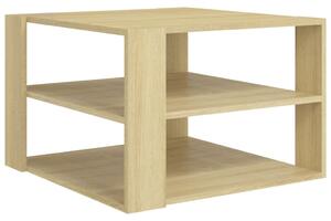 Coffee Table Sonoma Oak 60x60x40 cm Engineered Wood
