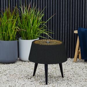 Solis Water Feature on Stand Charcoal