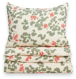 Garbo&Friends Pelargonium Muslin bed set 150x210 cm/50x60 cm