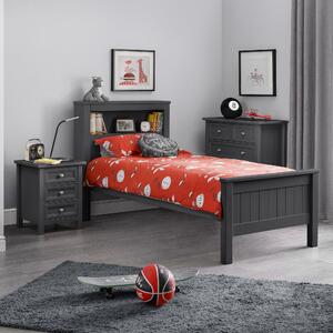 Maine Bookcase Bed Black