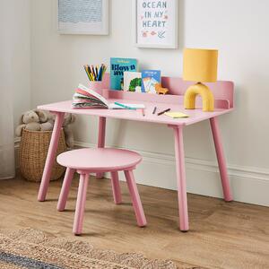 Kids Maisy Desk and Stool Set pink