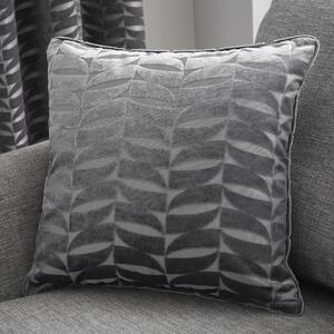 Curtina Kendal Jacquard Cushion Charcoal