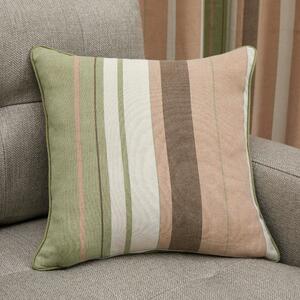 Whitworth Striped Cushion Green