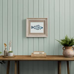 Birch Barbeau Seafoam Framed Print Natural