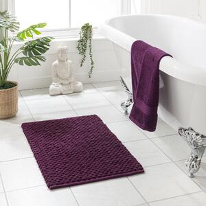 100% Recycled Pebble Bath Mat Purple