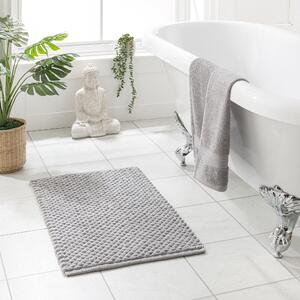 100% Recycled Pebble Bath Mat Silver