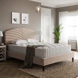 Imogen Luxe Velvet Bed Natural