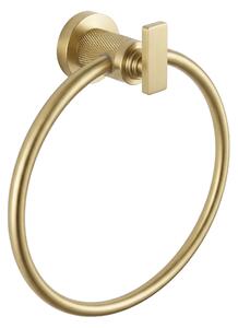 Bathroom hanger Ring 81307 Virro Brush Gold