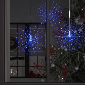 Outdoor Christmas Firework Lights 2pcs Blue 20cm 280 LEDs