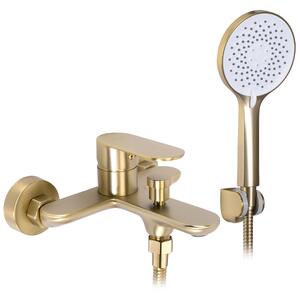 Bath faucet REA DROP Brush Gold