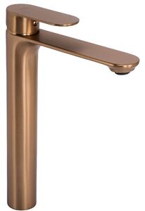 Bathroom faucet Rea Drop Brush Copper High