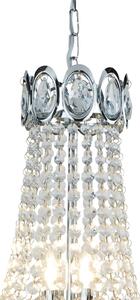 Limoges chandelier, glass bead hanging elements