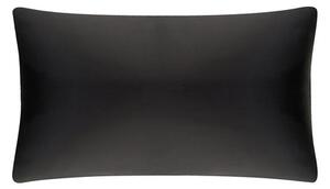 MayfairSilk Charcoal Pure Silk Boudoir Cushion Cover 30x50cm - 30x50cm