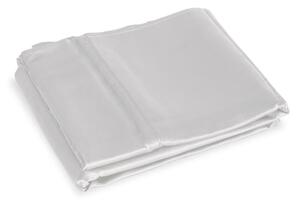 Mayfairsilk Oyster Grey Pure Silk Flat Sheet - Single