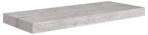 Floating Wall Shelf Concrete Grey 60x23.5x3.8 cm MDF