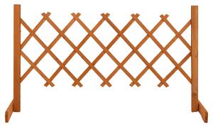 Garden Trellis Fence Orange 120x60 cm Solid Firwood