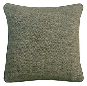 Delphini Zucchini, Sustainable Feather, Cushion, 55cm x 55cm - Andrew Martin Cotton Blend Herringbone & Plain & Weave