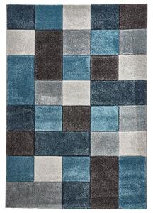 Brockton Square Patterned Rectangular Rug for Living Room or Bedroom | Roseland Furniture