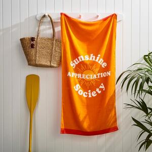 Sunshine Society Beach Towel