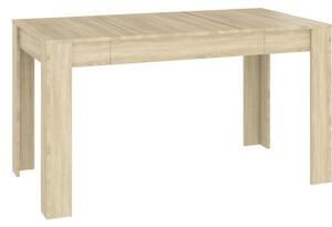 Dining Table Sonoma Oak 140x74.5x76 cm Engineered Wood